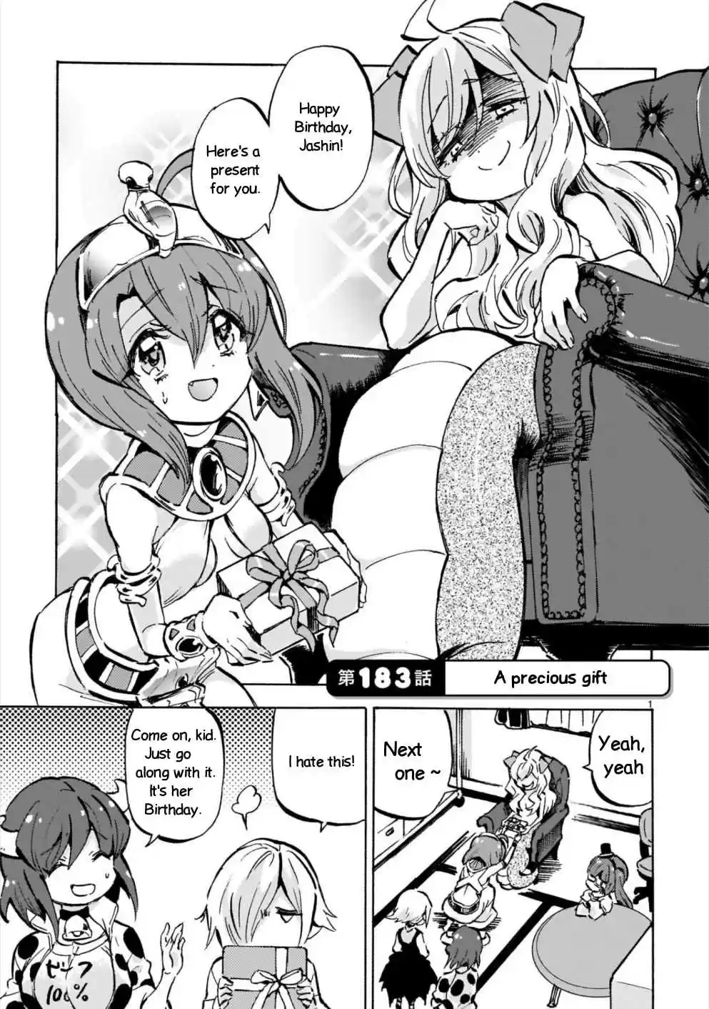 Jashin-chan Dropkick 183 A precious gift