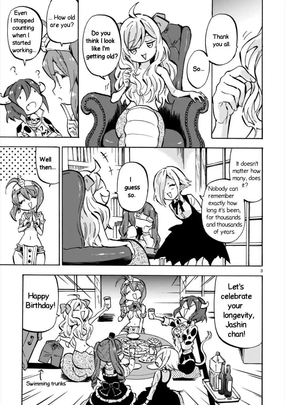 Jashin-chan Dropkick 183 A precious gift