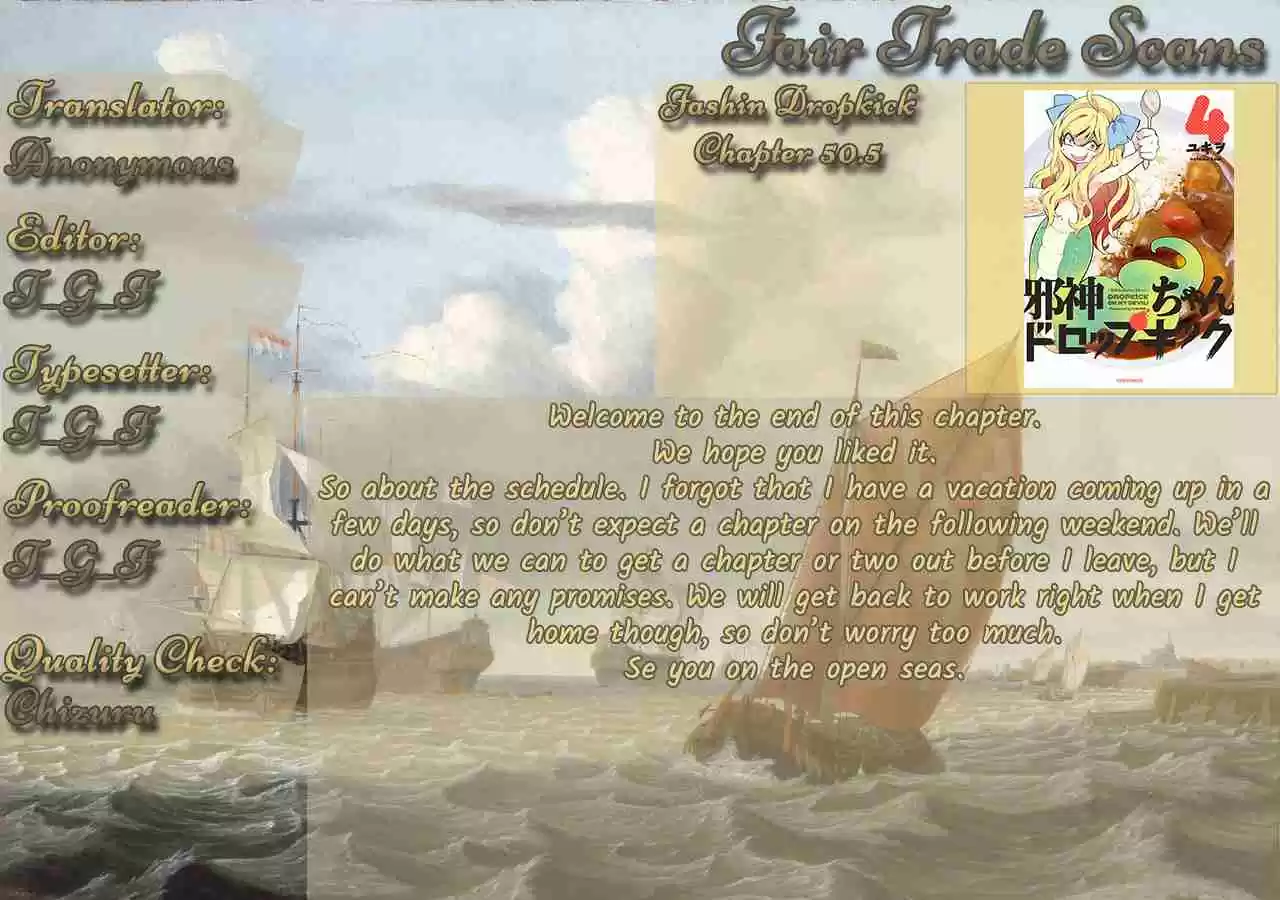 Jashin chan Dropkick Vol. 1 Ch. 50.5 Omake Chapter