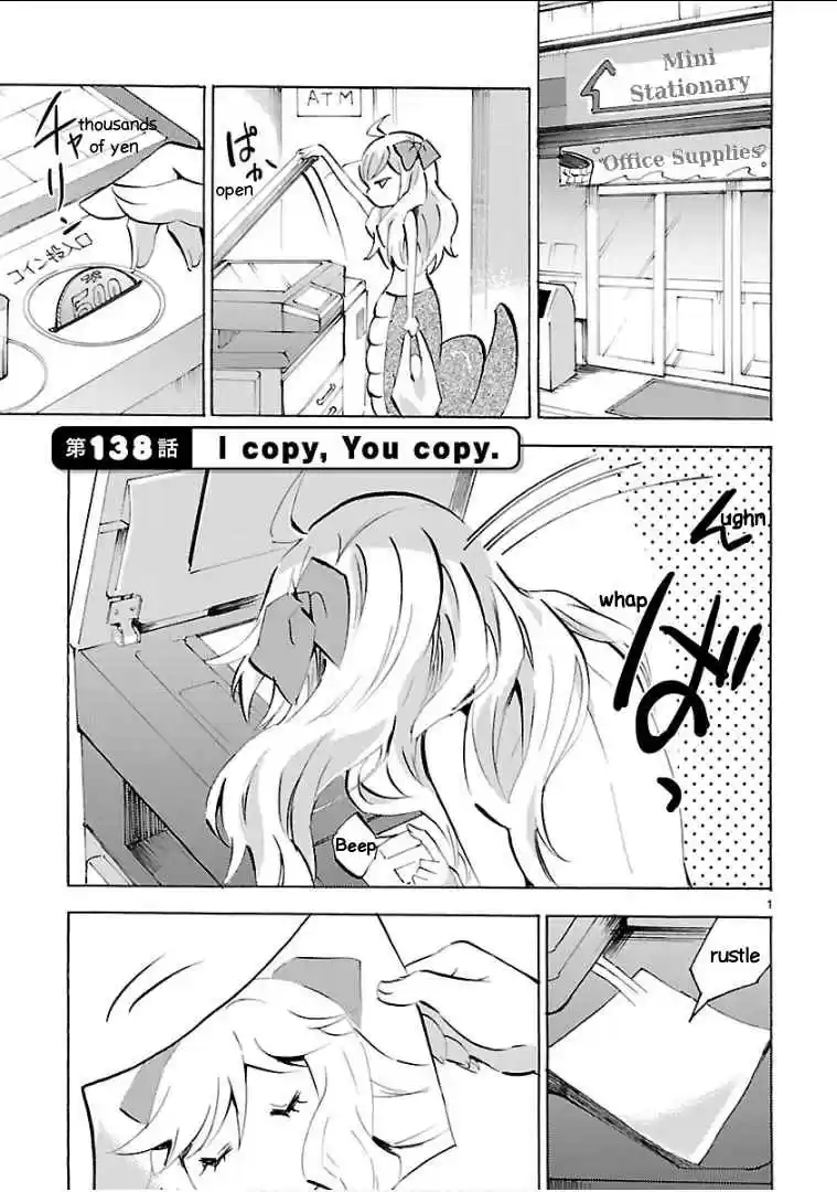 Jashin chan Dropkick Vol. 12 Ch. 138 I copy, You copy.