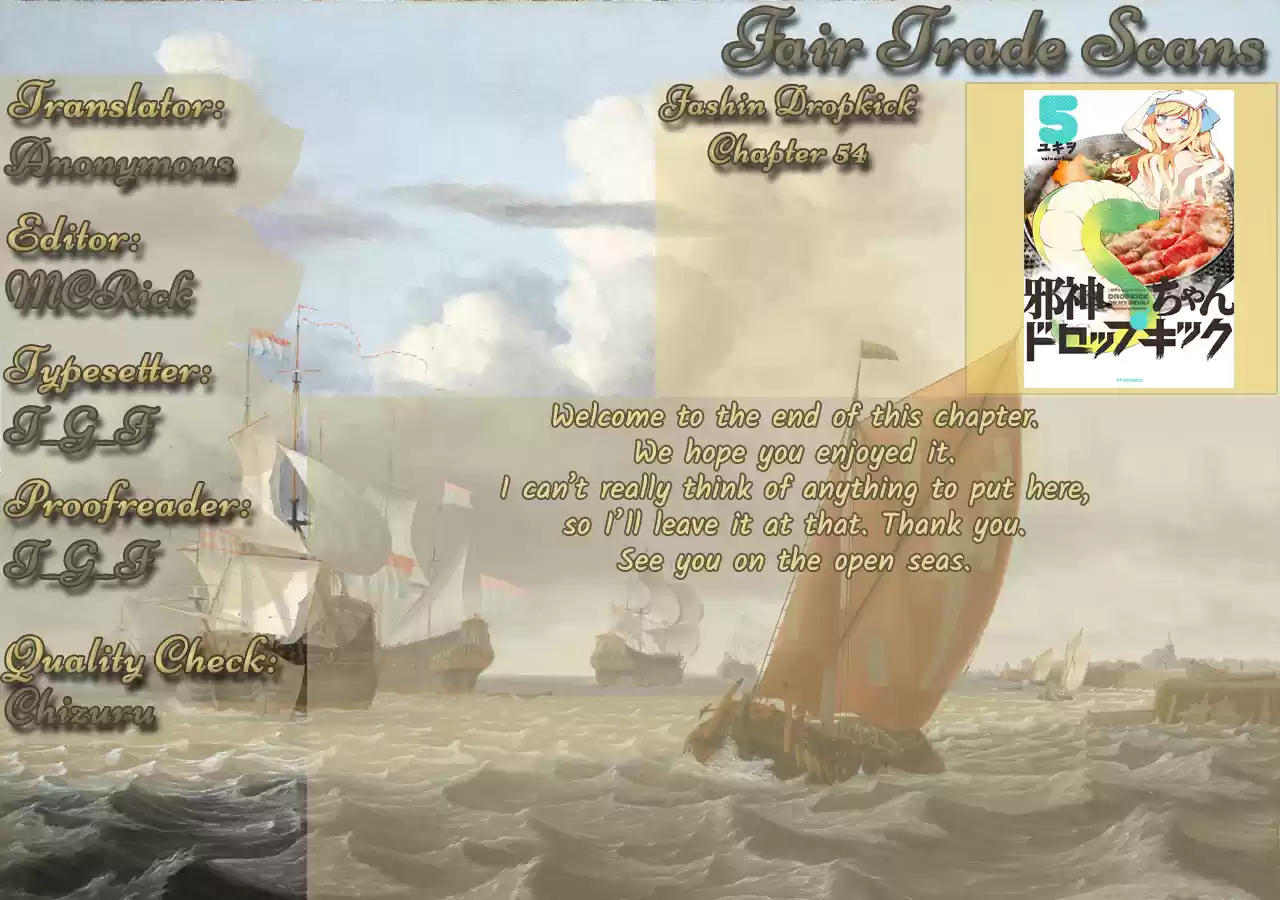 Jashin chan Dropkick Vol. 5 Ch. 54 He Who Does Not Work...