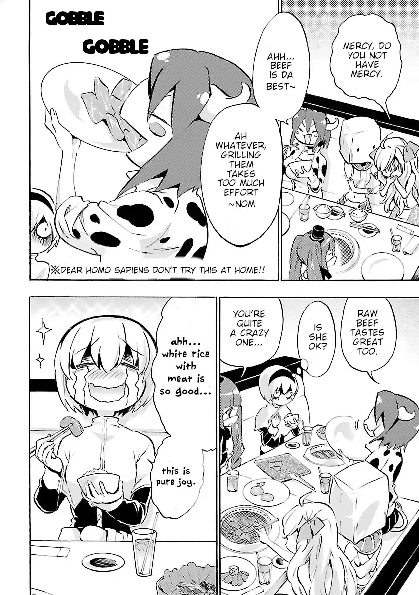 Jashin-chan Dropkick Vol.4 Chapter 49: 100% Grilled Beef