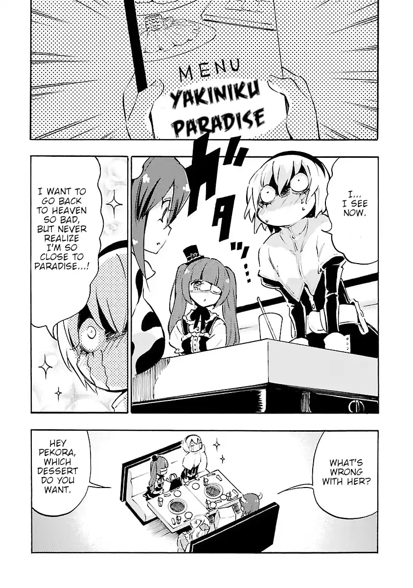 Jashin-chan Dropkick Vol.4 Chapter 49: 100% Grilled Beef