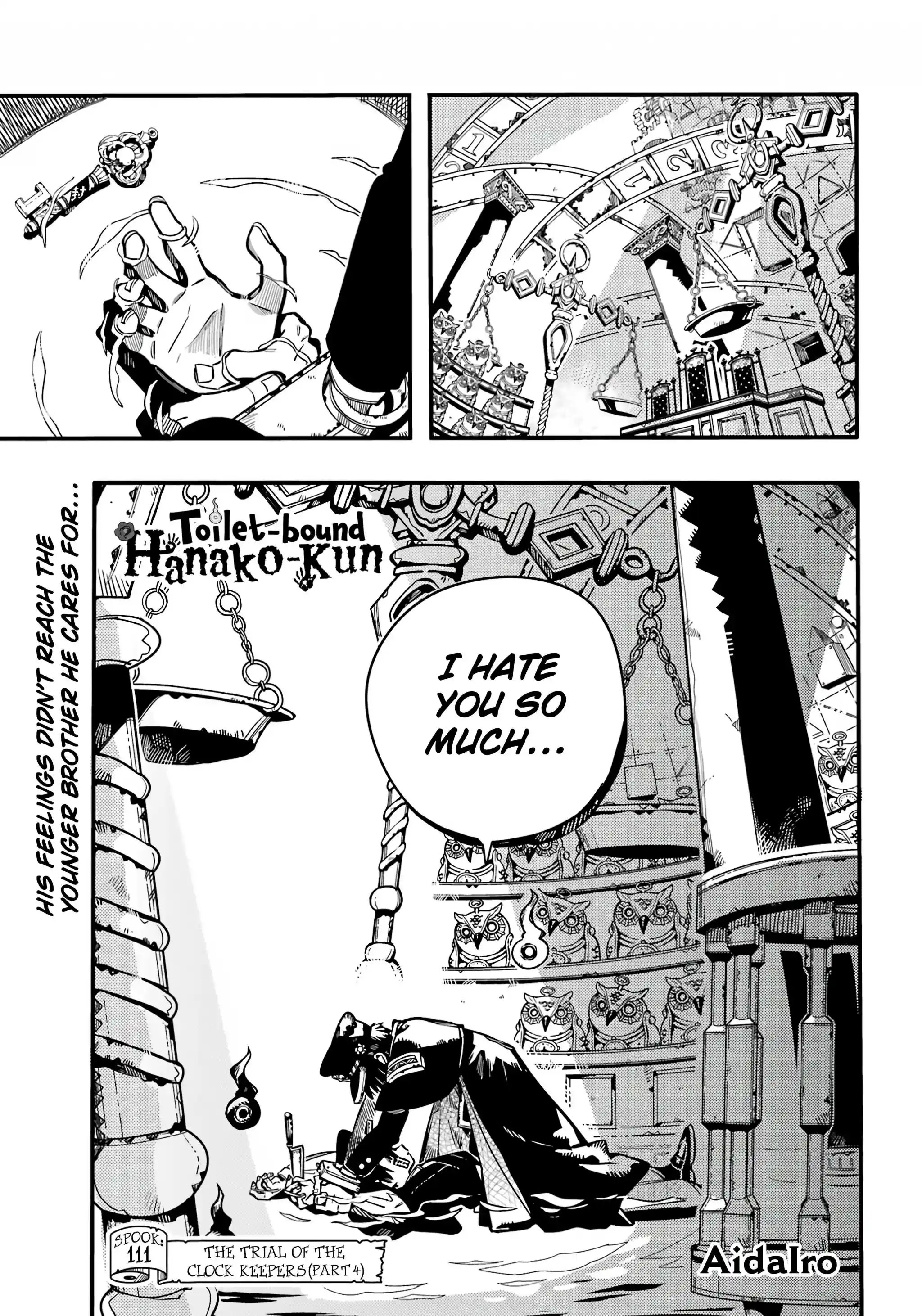 Jibaku Shounen Hanako-Kun Chapter 111