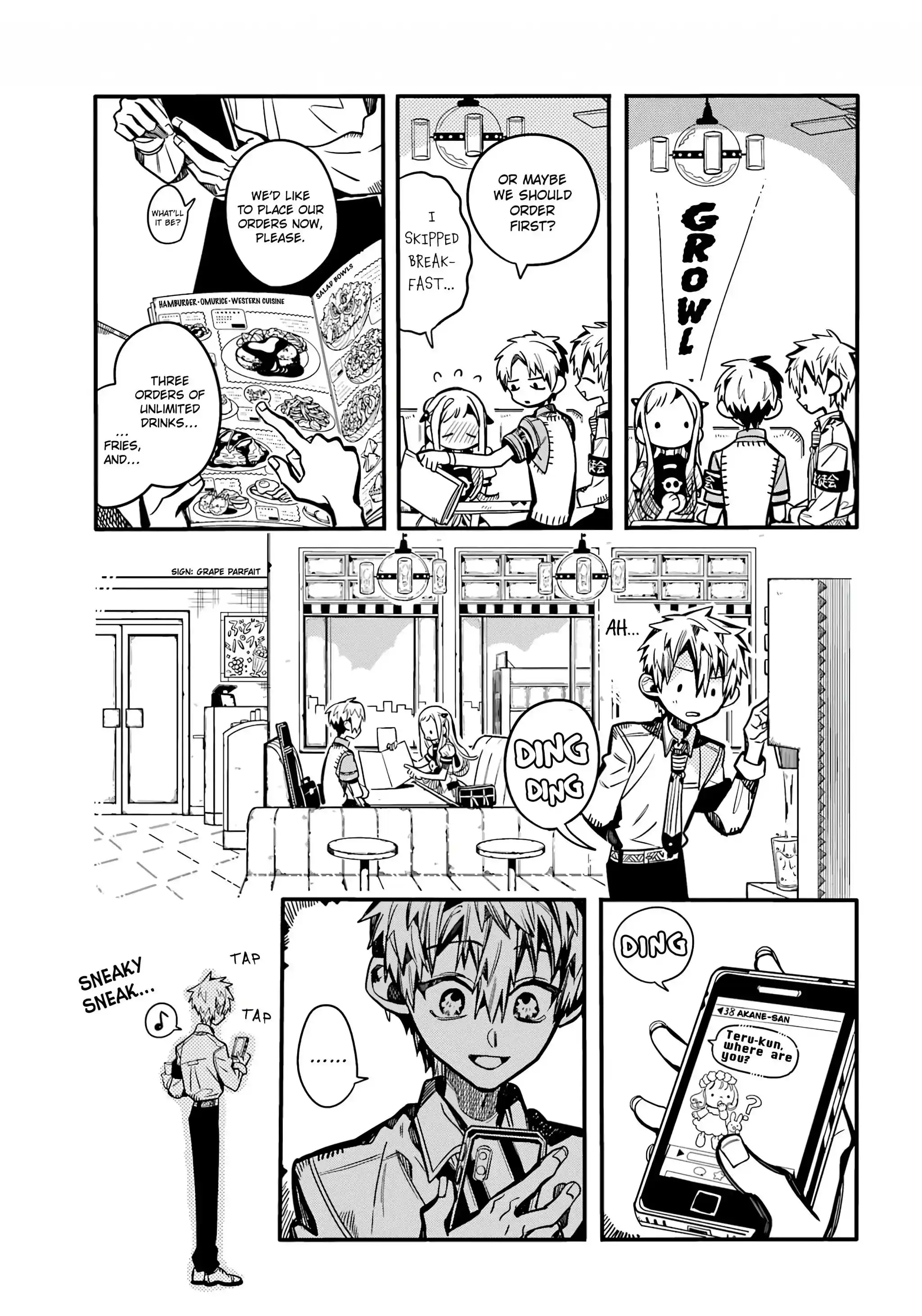 Jibaku Shounen Hanako-kun Chapter 117