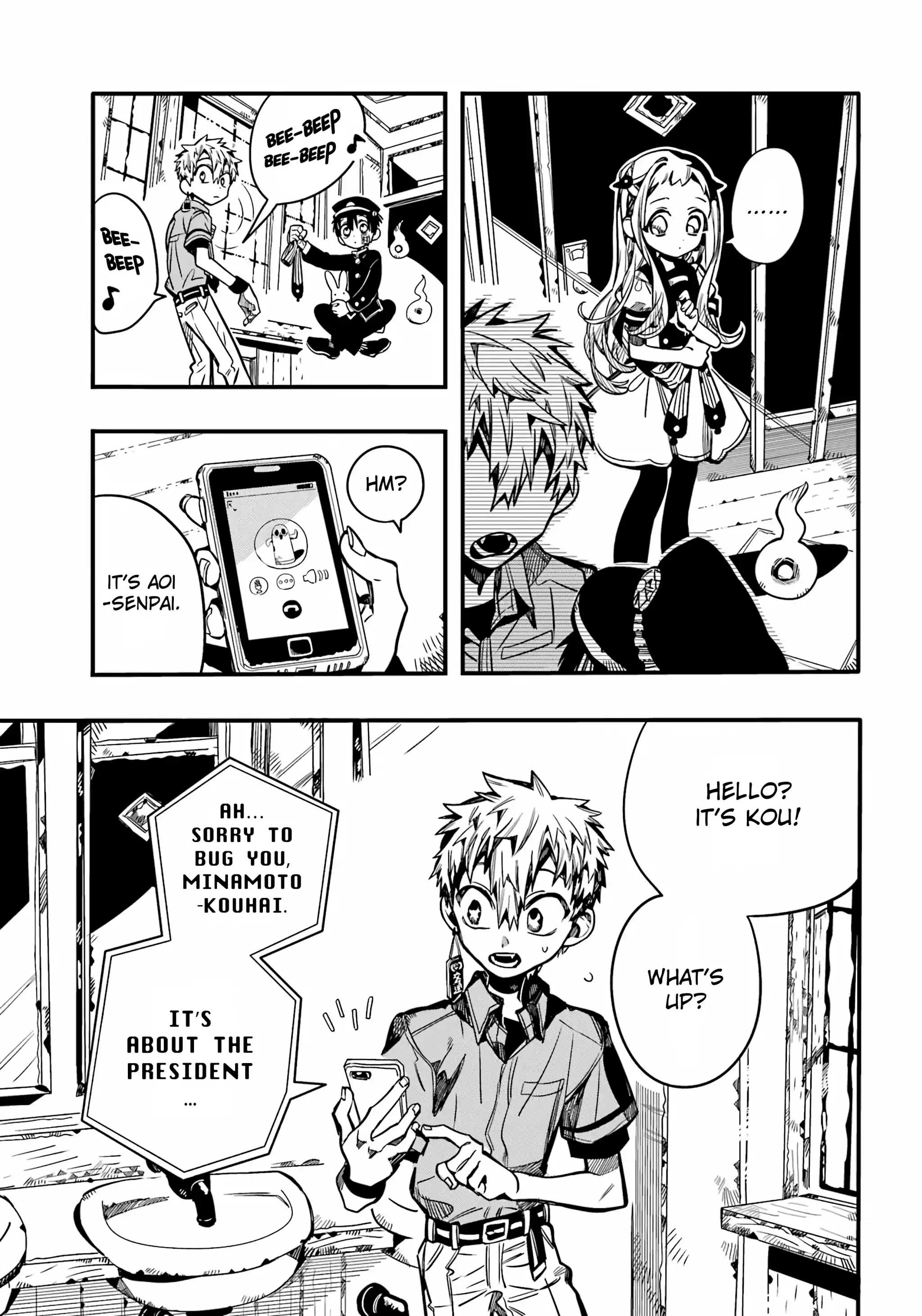 Jibaku Shounen Hanako-Kun Chapter 96