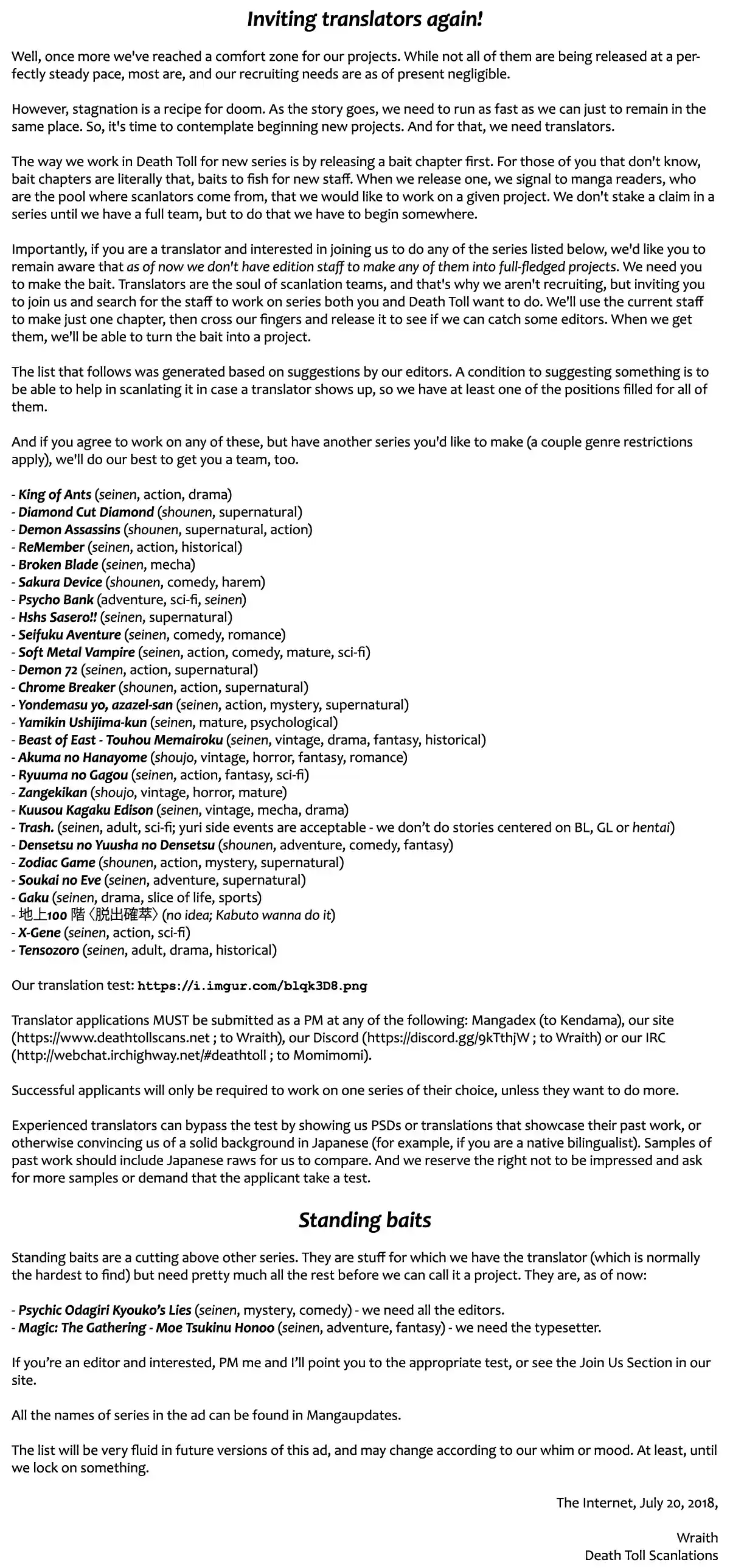 Jisatsutou Vol. 14 Ch. 137 Invasion