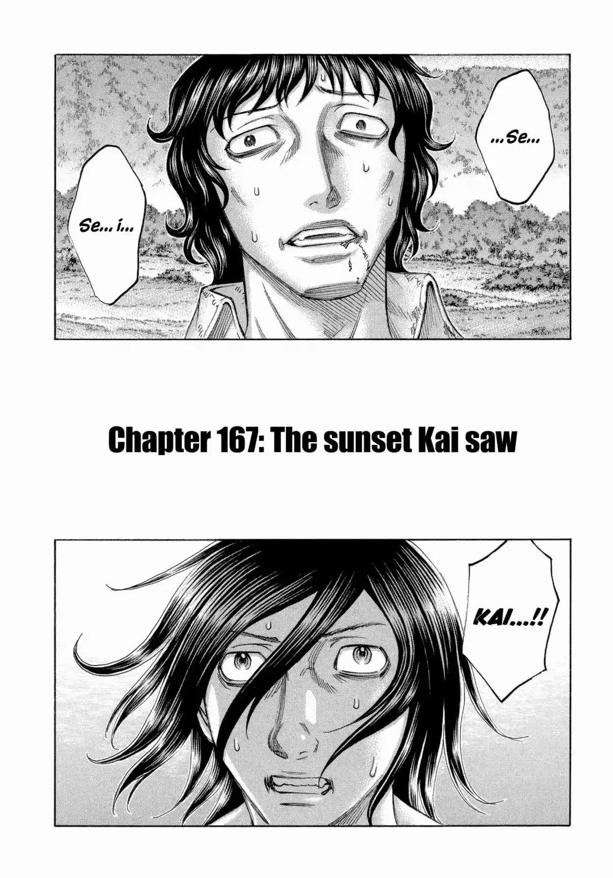 Jisatsutou Vol. 17 Ch. 167 The sunset Kai saw