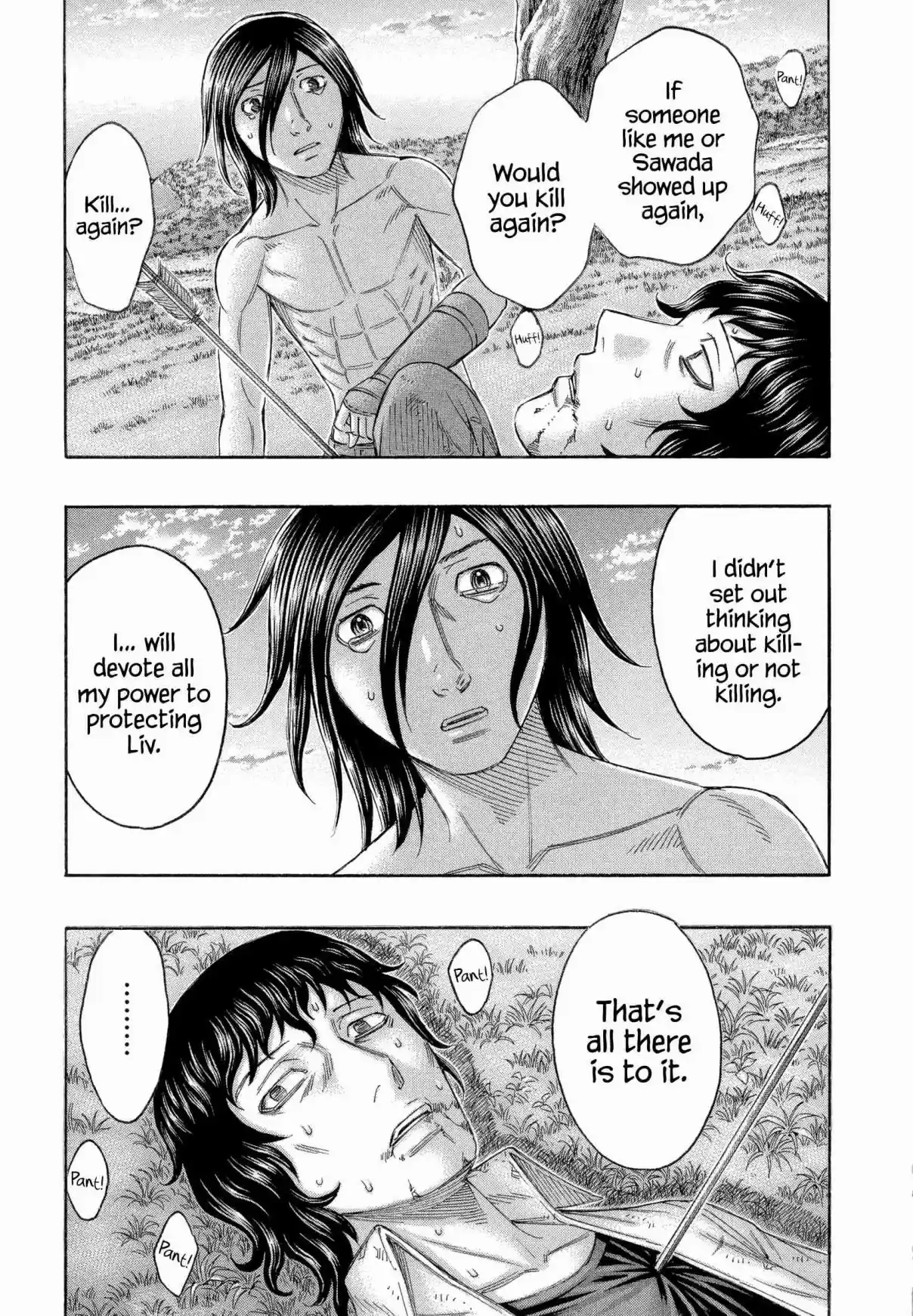 Jisatsutou Vol. 17 Ch. 167 The sunset Kai saw