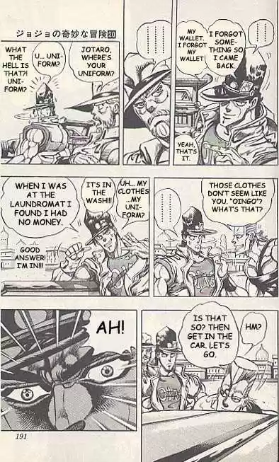 Jojo no Kimyou na Bouken 191