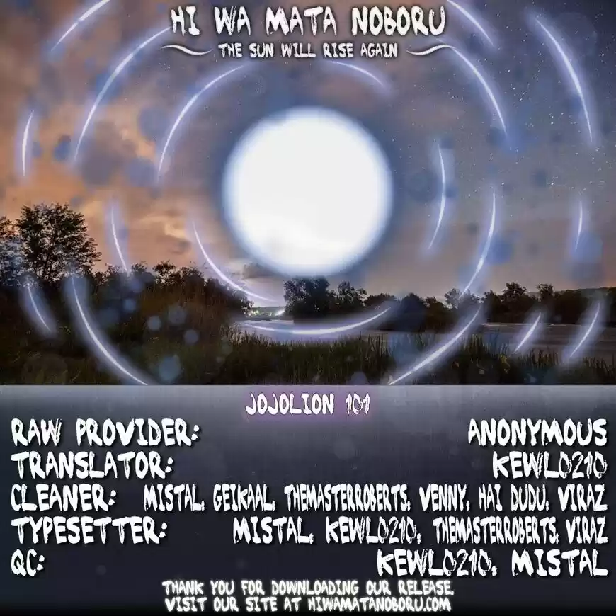 Jojo no Kimyou na Bouken - Jojorion ch.101