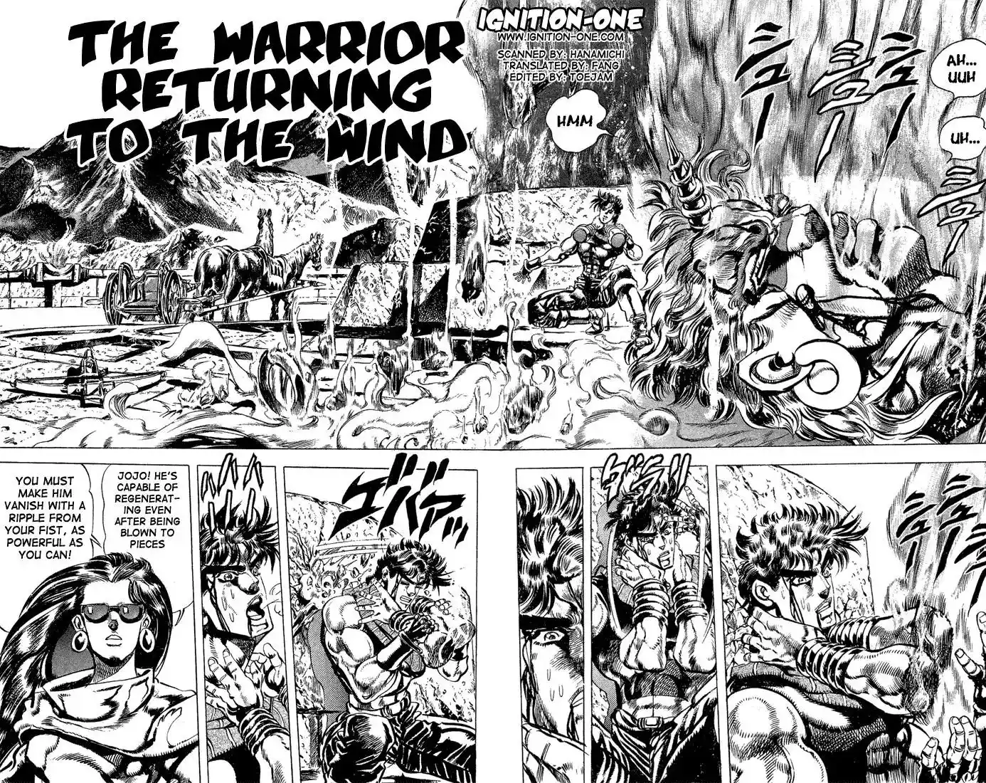 JoJo’s Bizarre Adventure Chapter 104