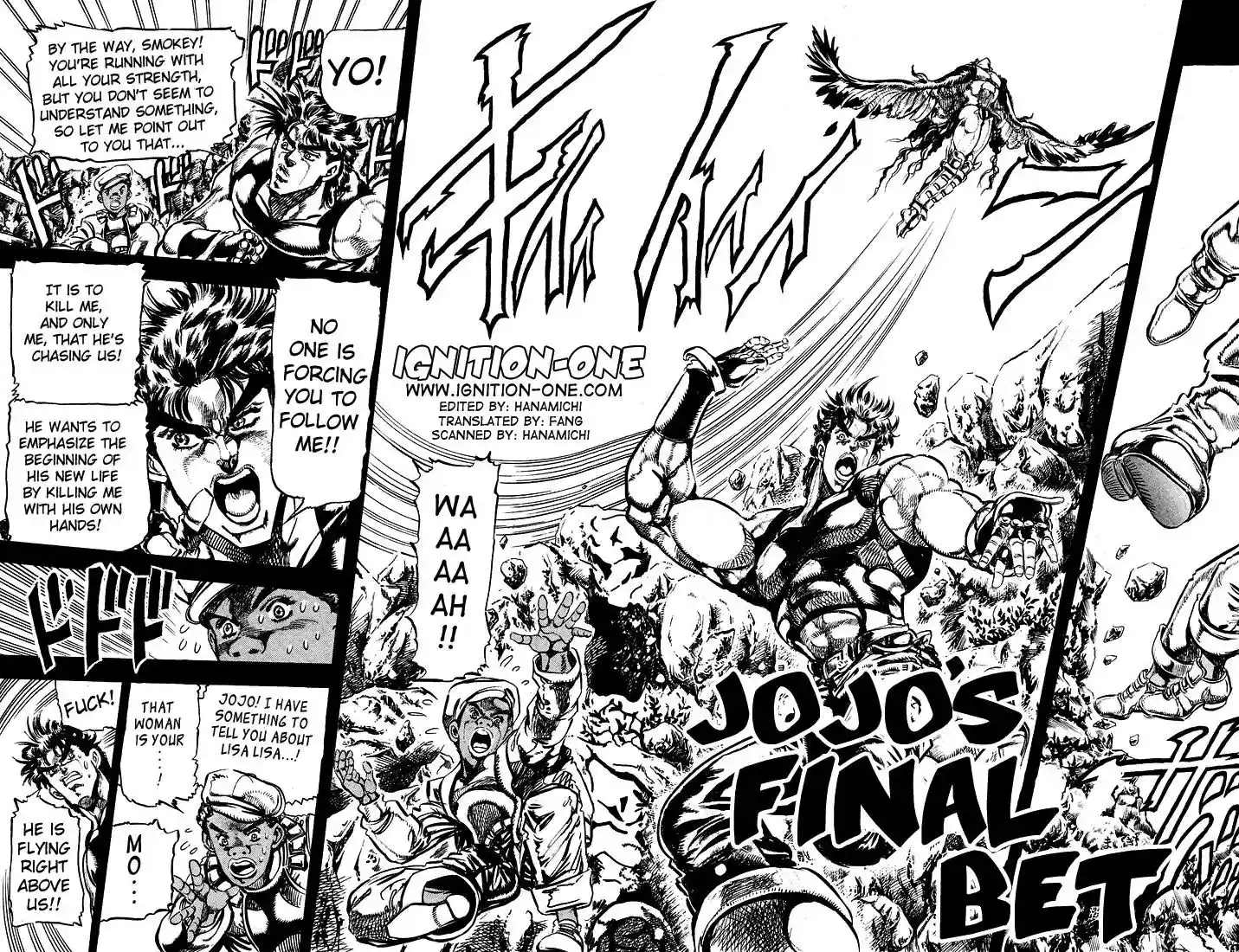 JoJo’s Bizarre Adventure Chapter 110