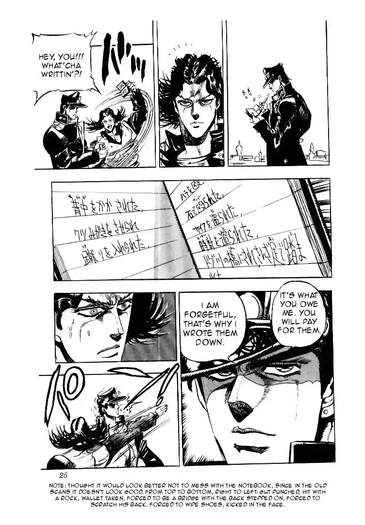 JoJo’s Bizarre Adventure Chapter 163