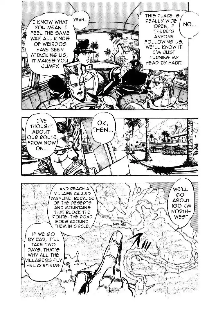 JoJo’s Bizarre Adventure Chapter 166