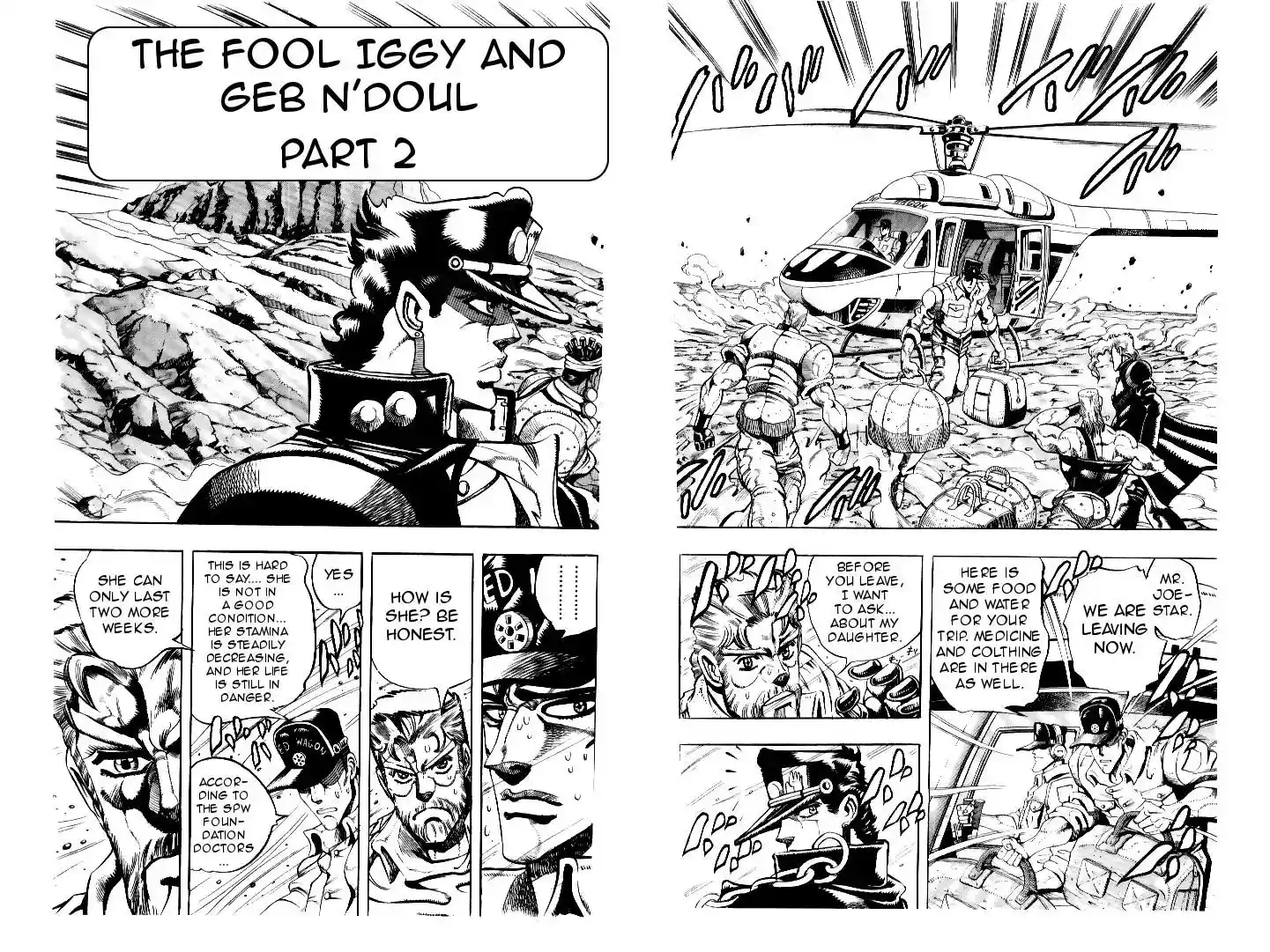 JoJo’s Bizarre Adventure Chapter 184