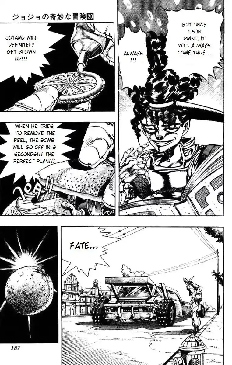 JoJo’s Bizarre Adventure Chapter 191
