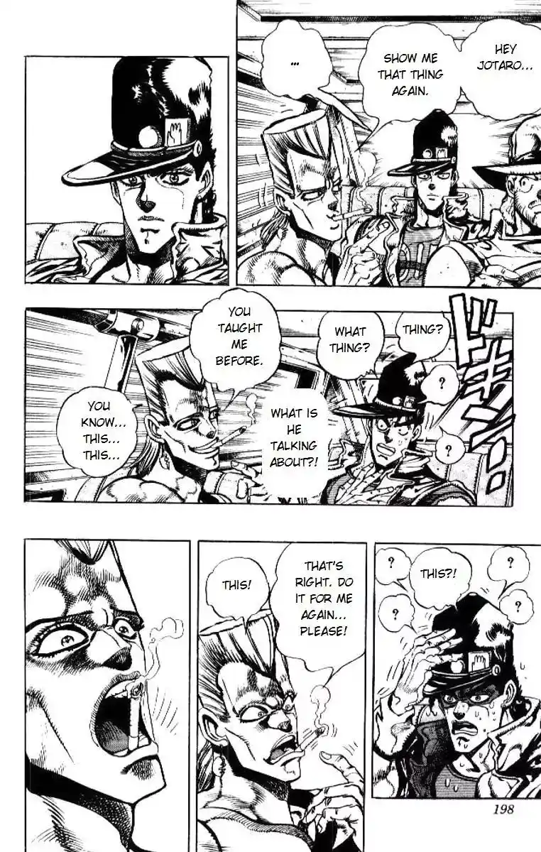 JoJo’s Bizarre Adventure Chapter 191