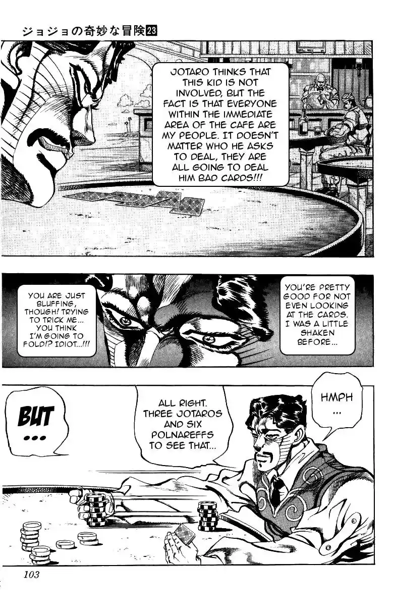JoJo’s Bizarre Adventure Chapter 215