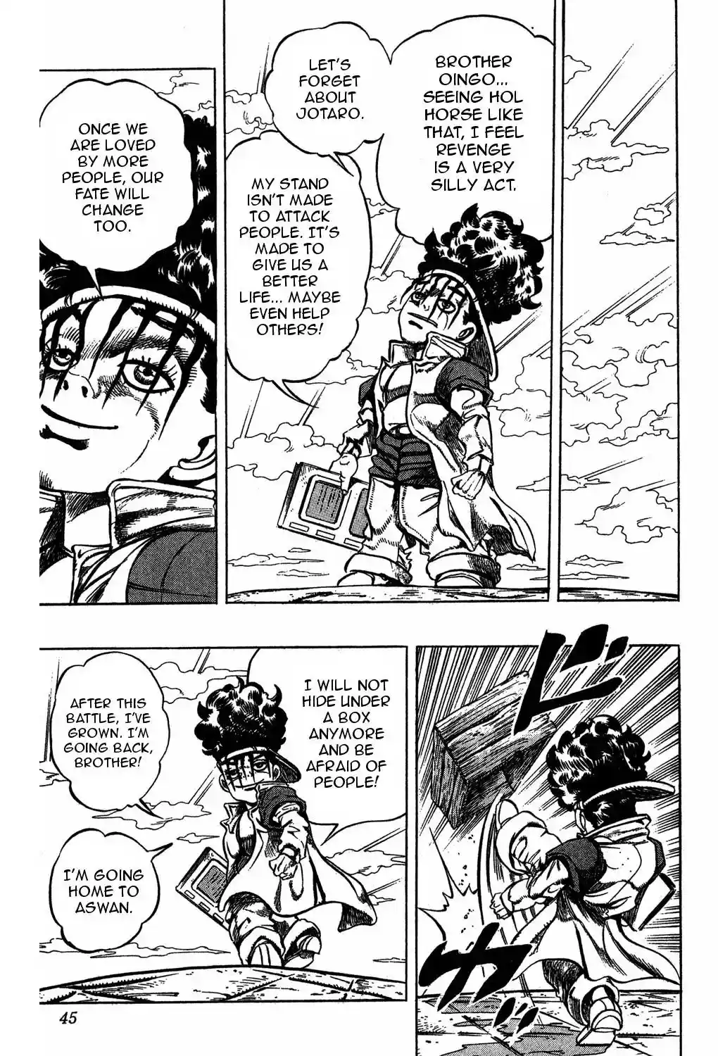 JoJo’s Bizarre Adventure Chapter 221