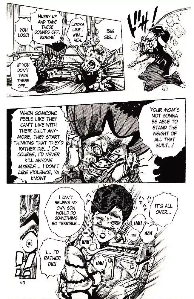 JoJo’s Bizarre Adventure Chapter 288