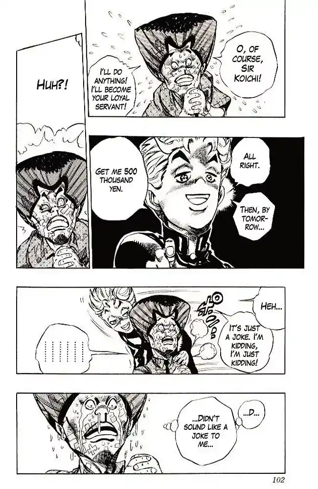 JoJo’s Bizarre Adventure Chapter 288