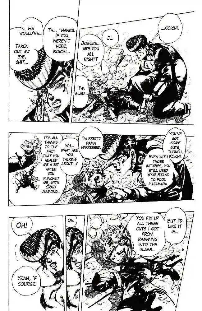 JoJo’s Bizarre Adventure Chapter 291
