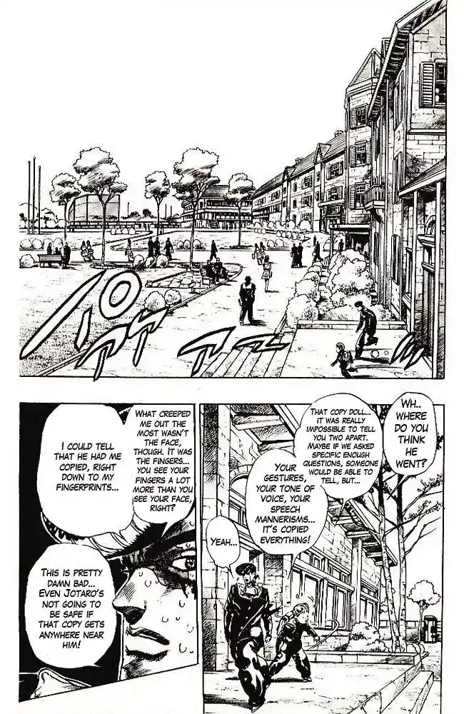 JoJo’s Bizarre Adventure Chapter 291