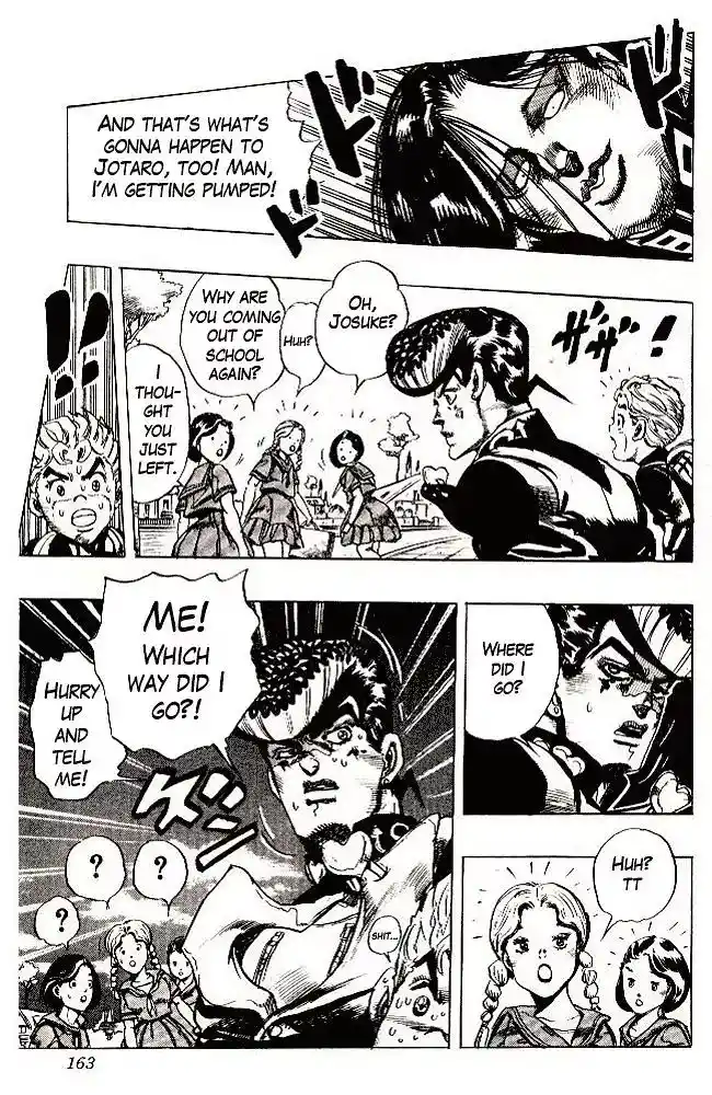JoJo’s Bizarre Adventure Chapter 291