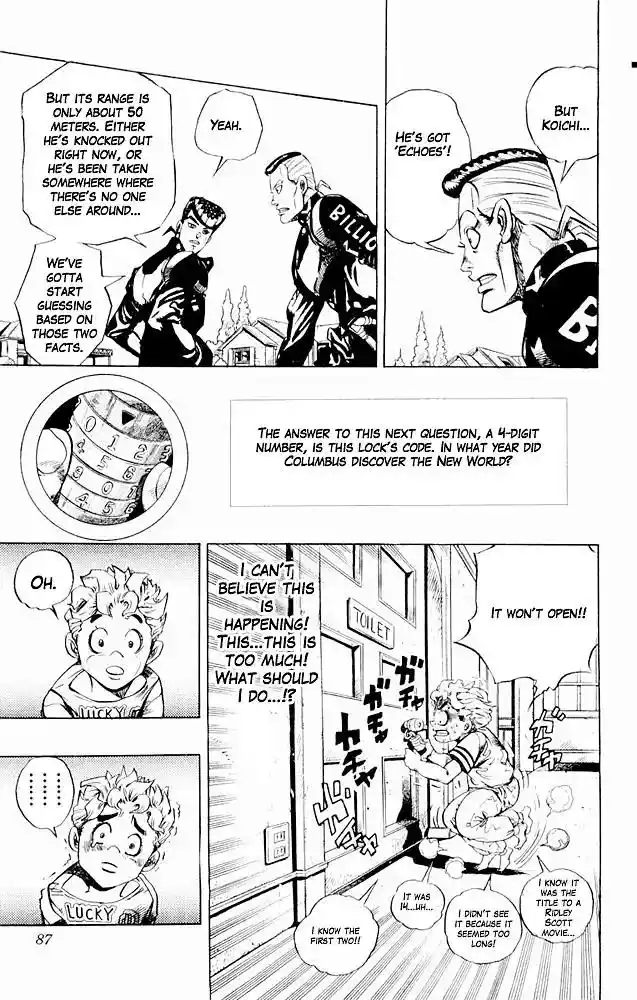 JoJo’s Bizarre Adventure Chapter 297