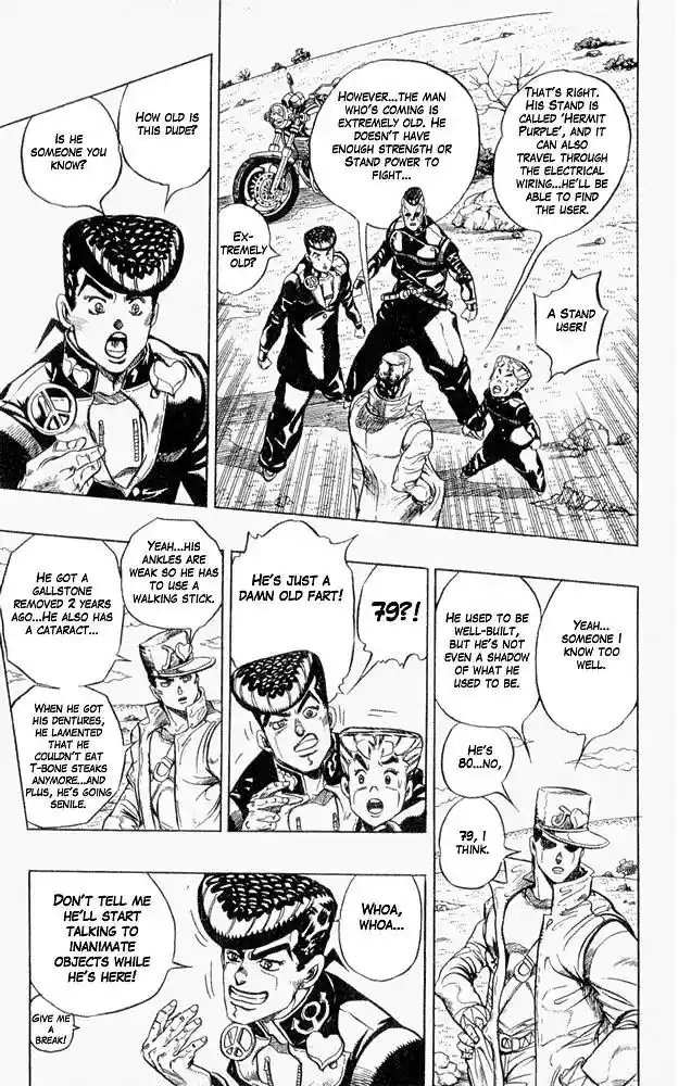 JoJo’s Bizarre Adventure Chapter 308