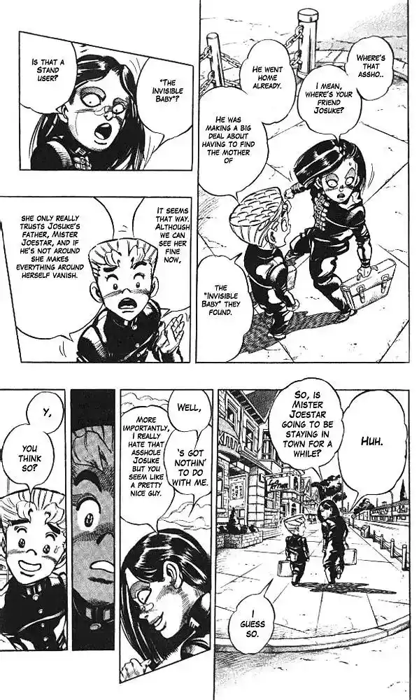 JoJo’s Bizarre Adventure Chapter 318