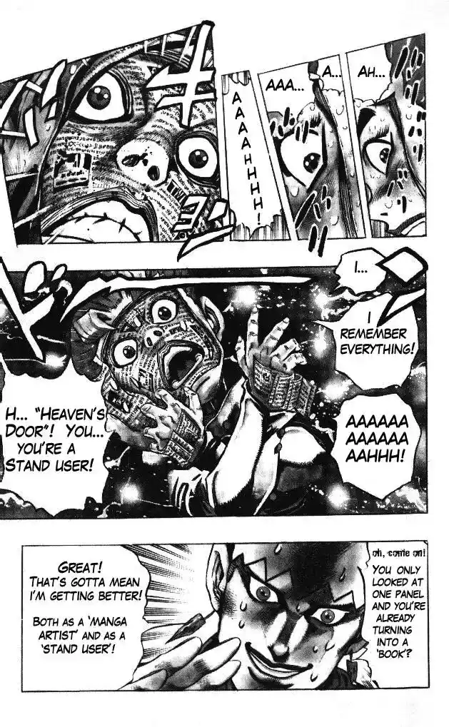 JoJo’s Bizarre Adventure Chapter 321