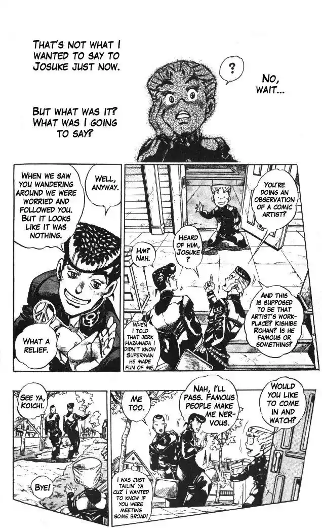 JoJo’s Bizarre Adventure Chapter 322