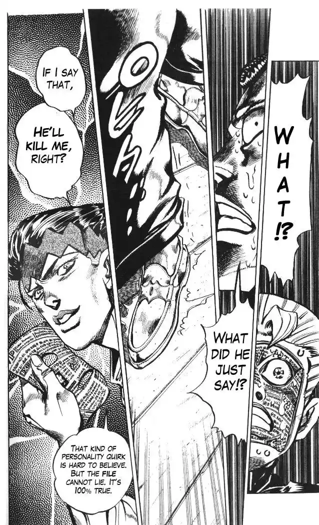 JoJo’s Bizarre Adventure Chapter 323