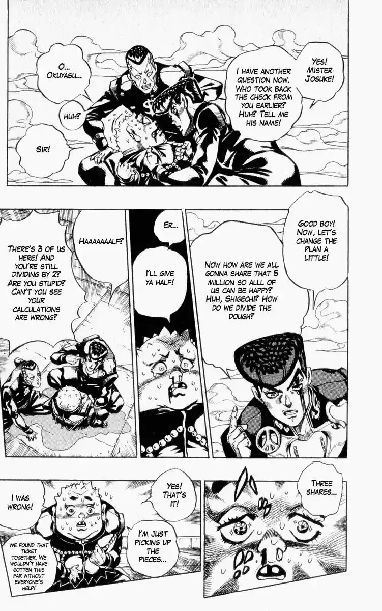 JoJo’s Bizarre Adventure Chapter 341