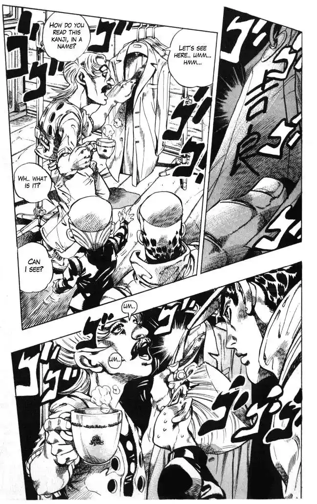 JoJo’s Bizarre Adventure Chapter 354