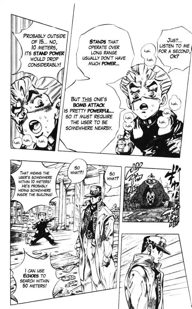 JoJo’s Bizarre Adventure Chapter 356