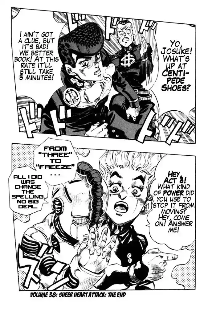 JoJo’s Bizarre Adventure Chapter 359