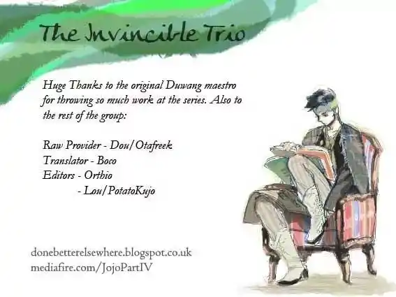 JoJo’s Bizarre Adventure Chapter 390