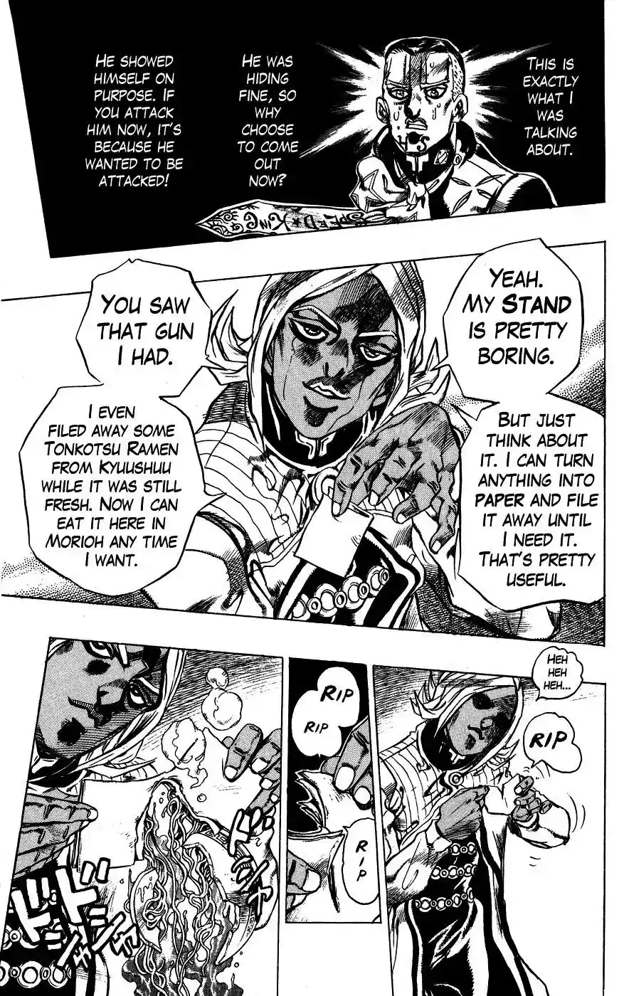 JoJo’s Bizarre Adventure Chapter 406