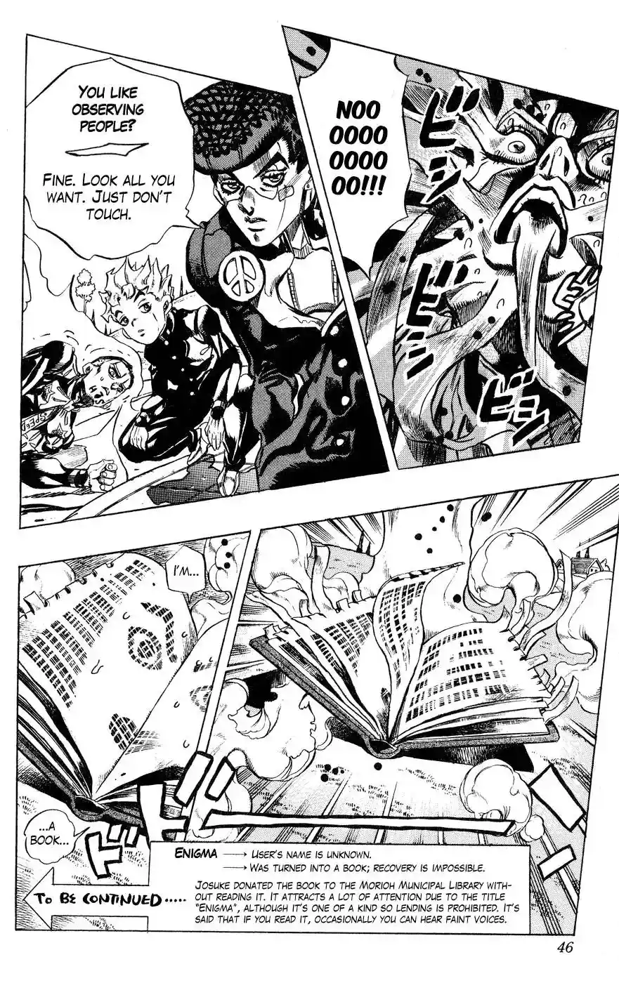 JoJo’s Bizarre Adventure Chapter 409