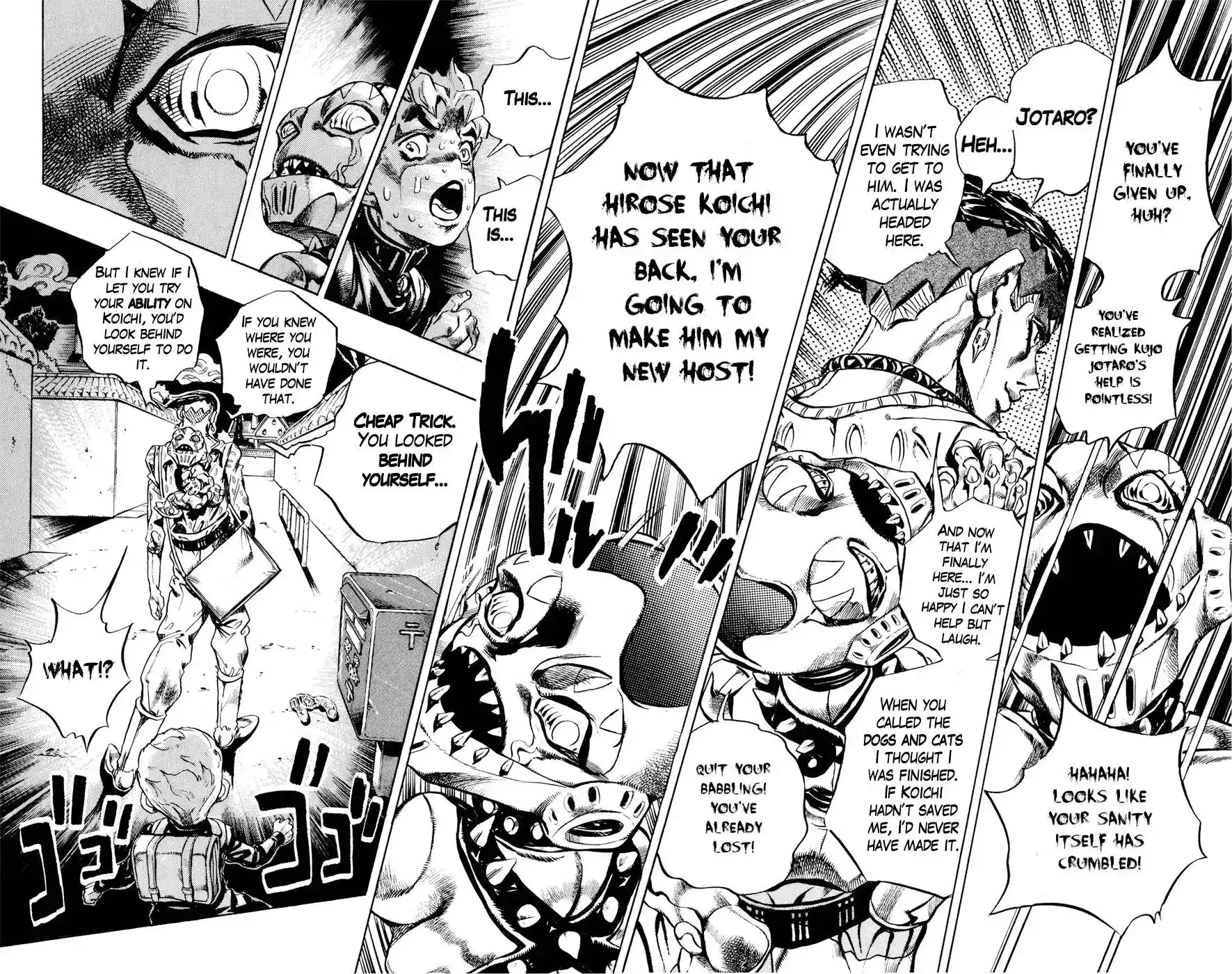 JoJo’s Bizarre Adventure Chapter 417