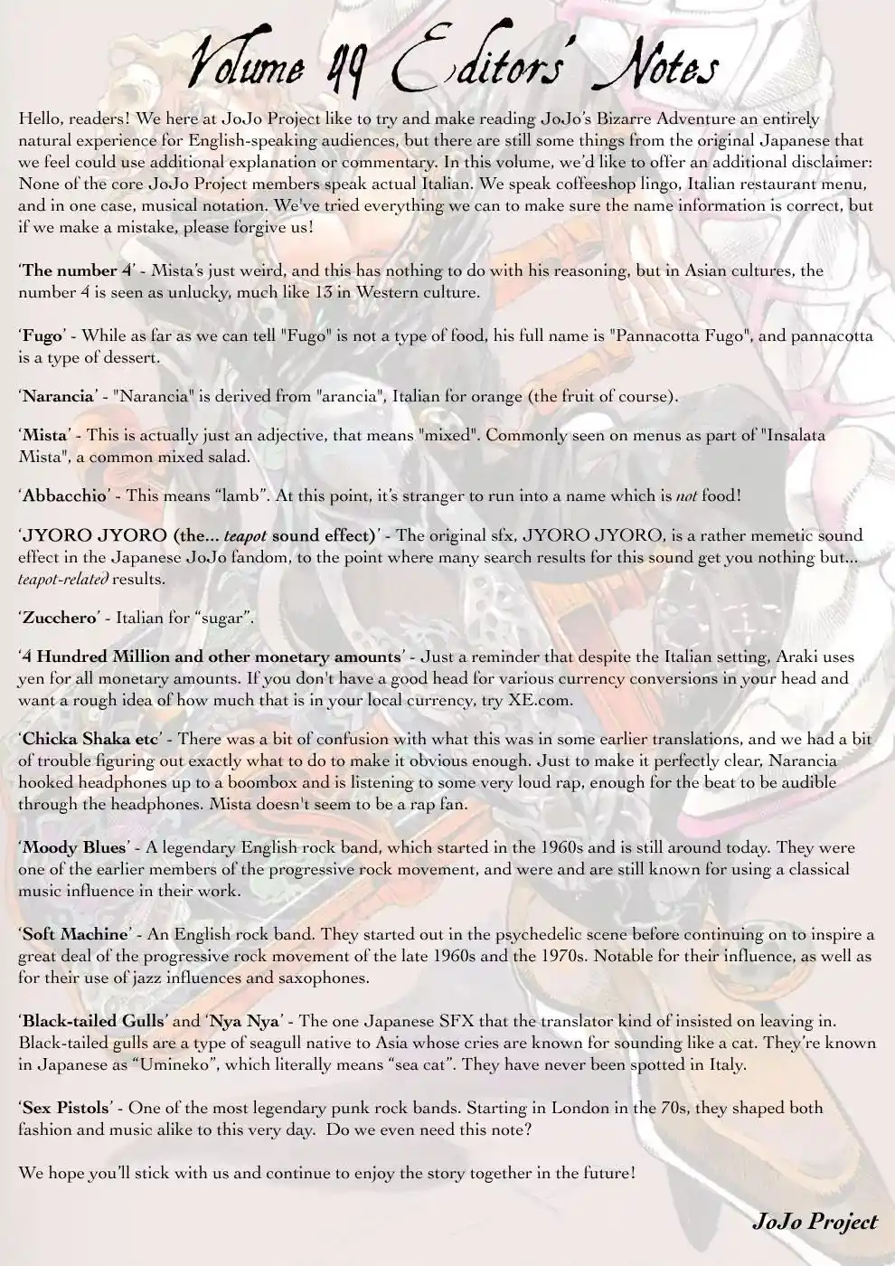 JoJo’s Bizarre Adventure Chapter 455