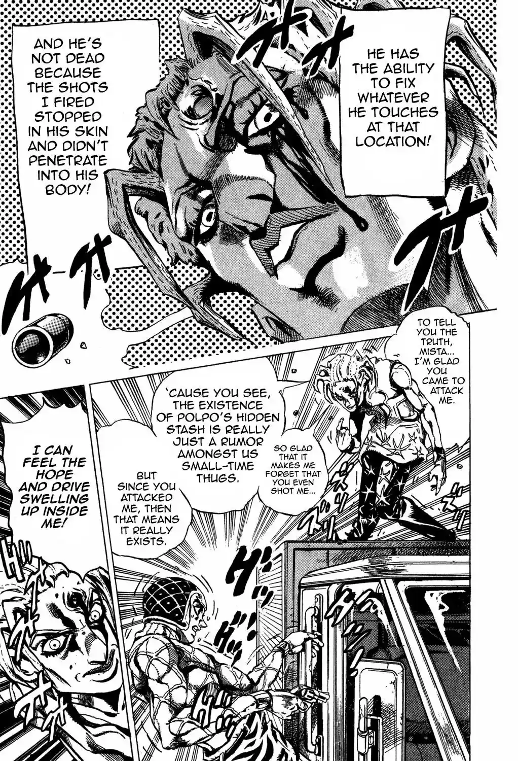 JoJo’s Bizarre Adventure Chapter 465
