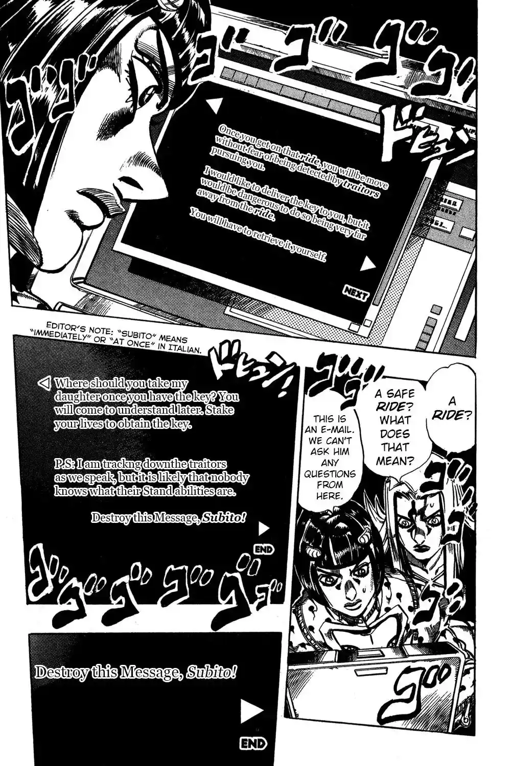 JoJo’s Bizarre Adventure Chapter 478