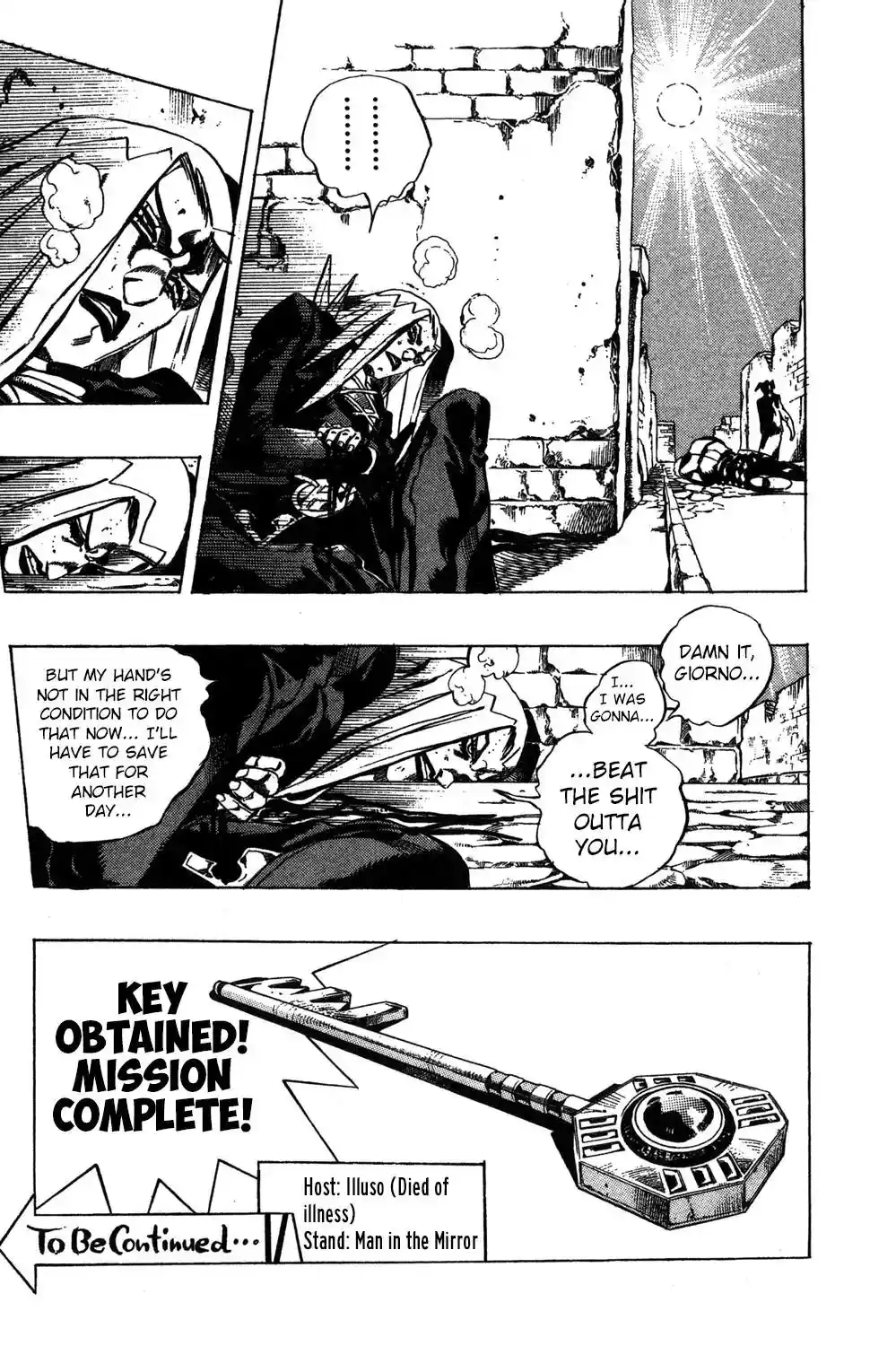 JoJo’s Bizarre Adventure Chapter 485