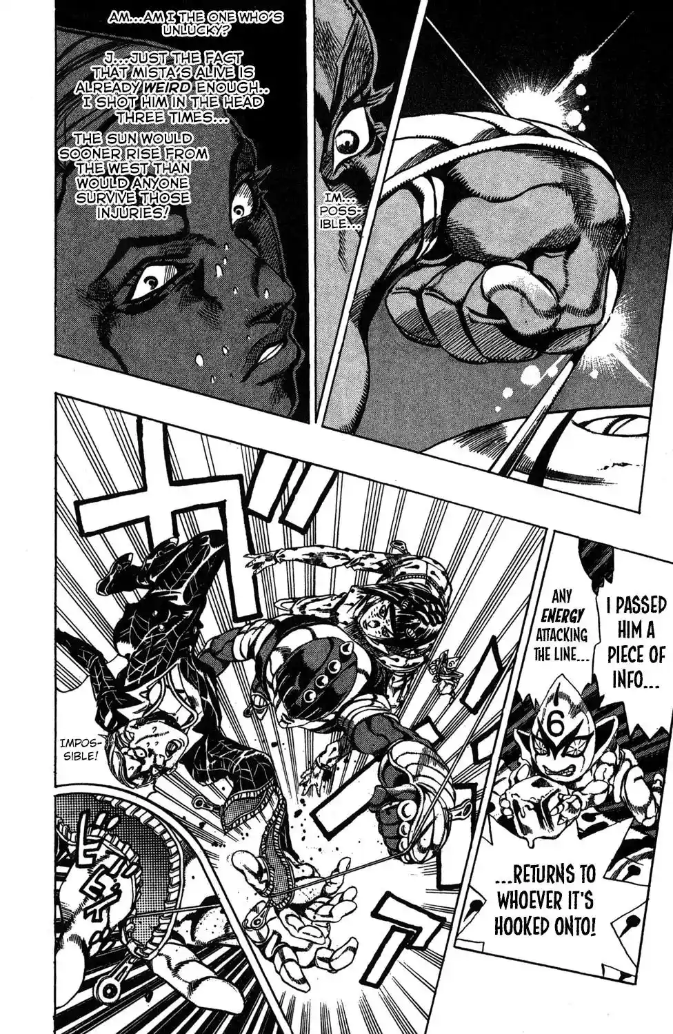 JoJo’s Bizarre Adventure Chapter 494