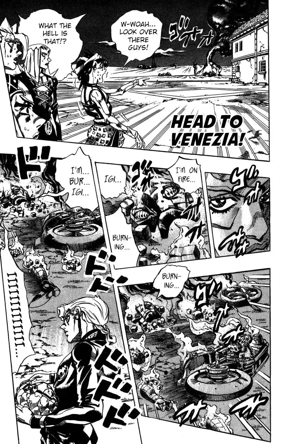 JoJo’s Bizarre Adventure Chapter 507