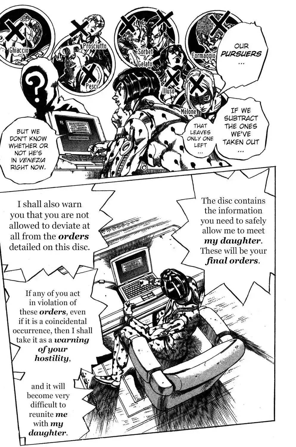 JoJo’s Bizarre Adventure Chapter 516